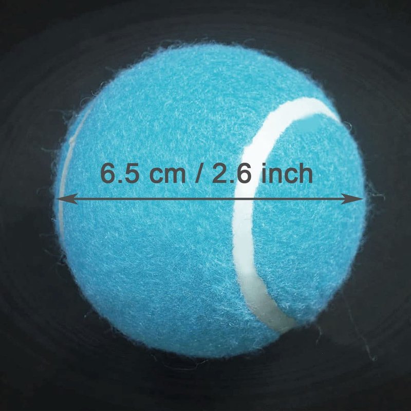 Swity Home Tennis Balls, 12 Pack Training Balls for Lessons, Practice, Playing with Pet (Blue)