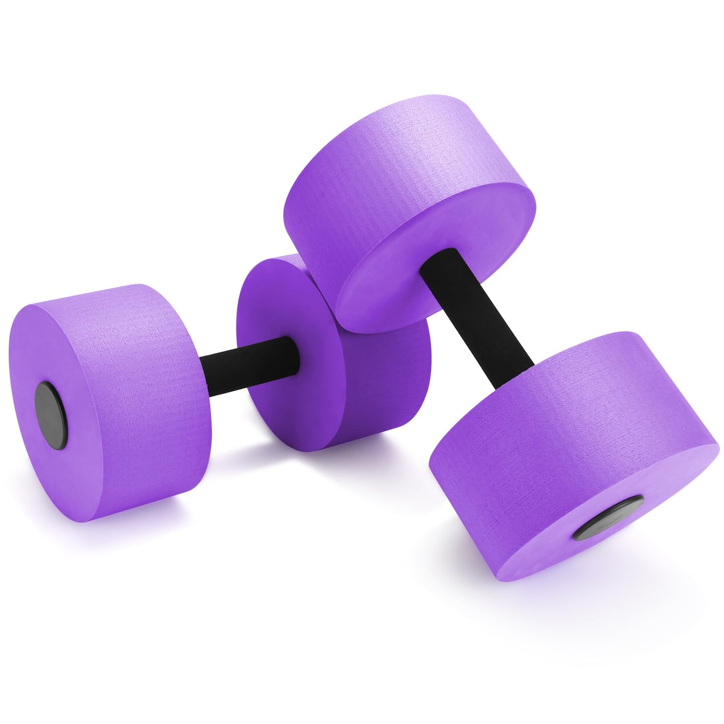 Aquatic Exercise Dumbbells, Water Weights Dumbbell, 2Pcs EVA Foam for Aerobics Workouts, Pool Weights Dumbbells Fitness Set, Water Aerobics Aqua Fitness Barbells Equipment for Weight Loss