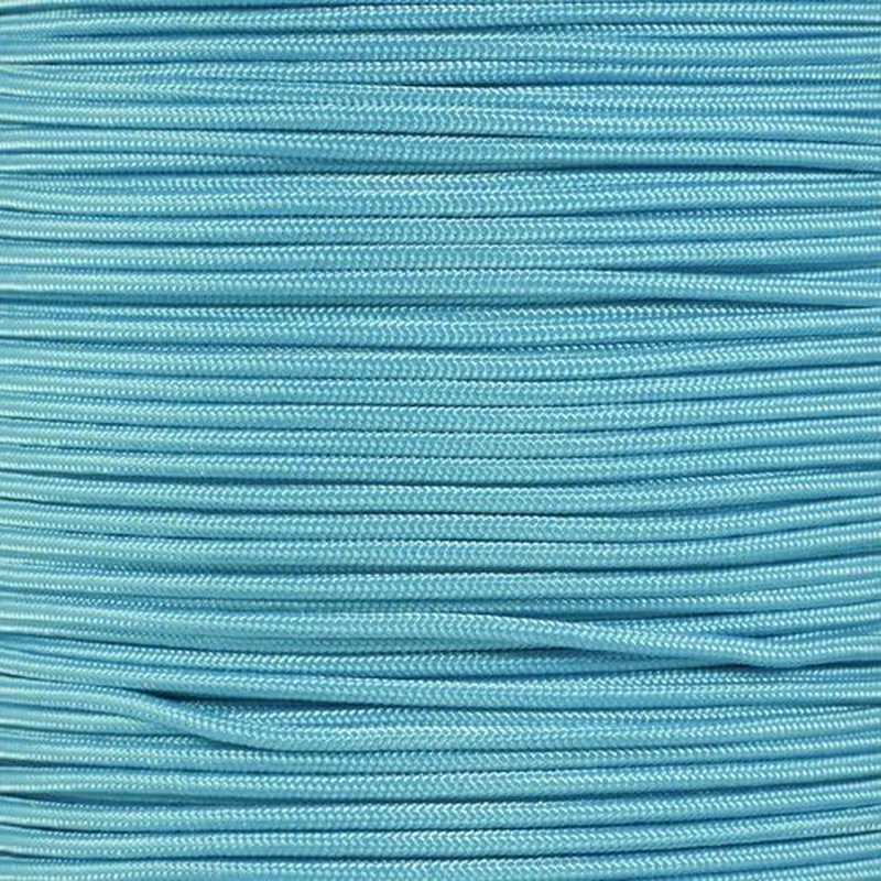 275lb Paracord - 3/32 Inch Nylon Crafting Cord with 5 Strand Inner Core | Turquoise (250 ft)