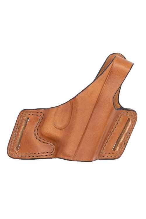 BIANCHI 5 Black Widow Belt Slide Holster, Fits H-K USP Compact, Tan, Right Hand