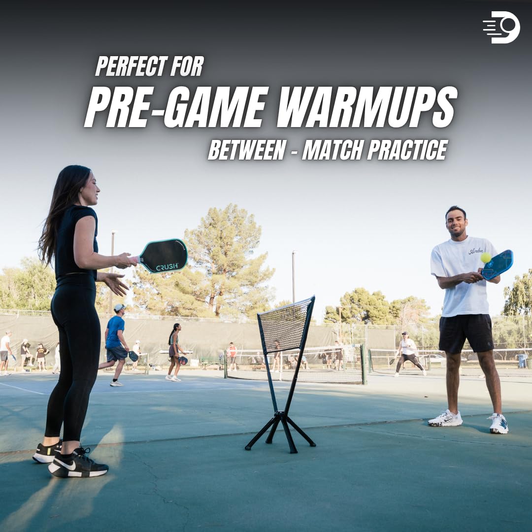 Dinkaroo™ Mini Portable Pickleball Practice Net - Pop-Up Training Net for Dinks, Volleys & Warm-Ups - Lightweight, Compact & Travel-Ready - Easy Setup Backyard Sports Trainer (Patent Pending)