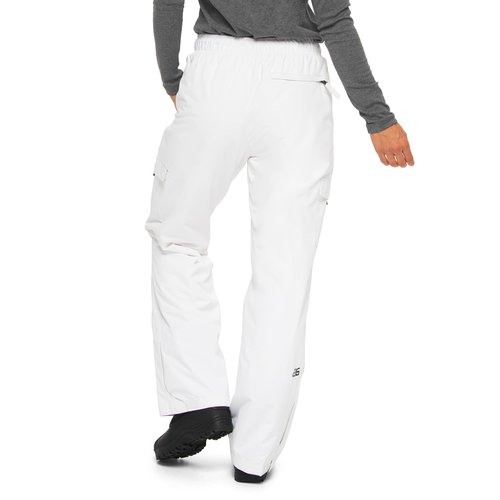 Arctix Women's Lumi Pull Over Fleece Lined Cargo Snow Pants, White, X-Small Short