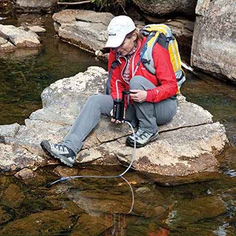 Katadyn Hiker Pro Hand Pump Water Filter for Backpacking, Camping, Emergency Survival
