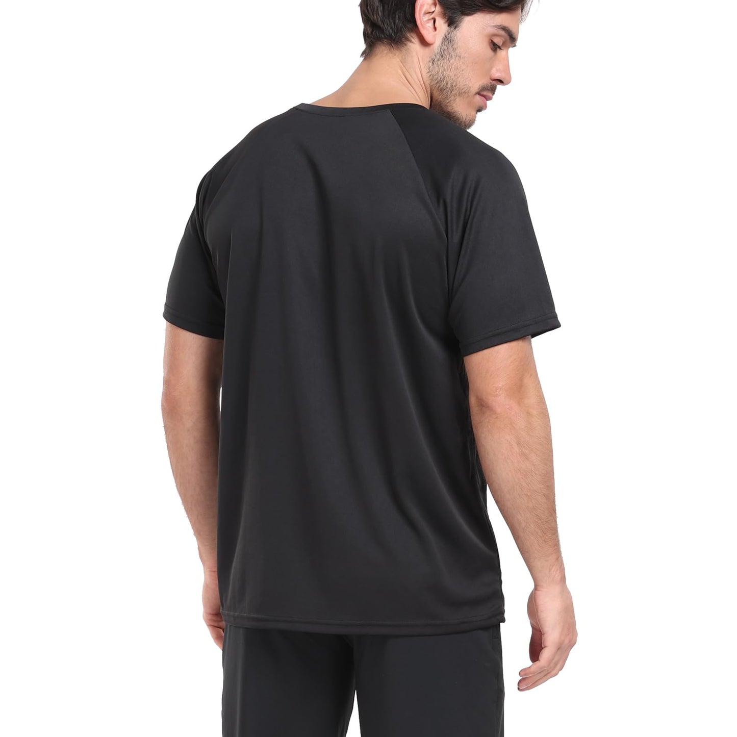 HovSiyla 5 Pack Running Shirts Men Sport Tops Dry Fit Gym Wicking Athletic T Shirts Breathable Cool Workout Shirts XL