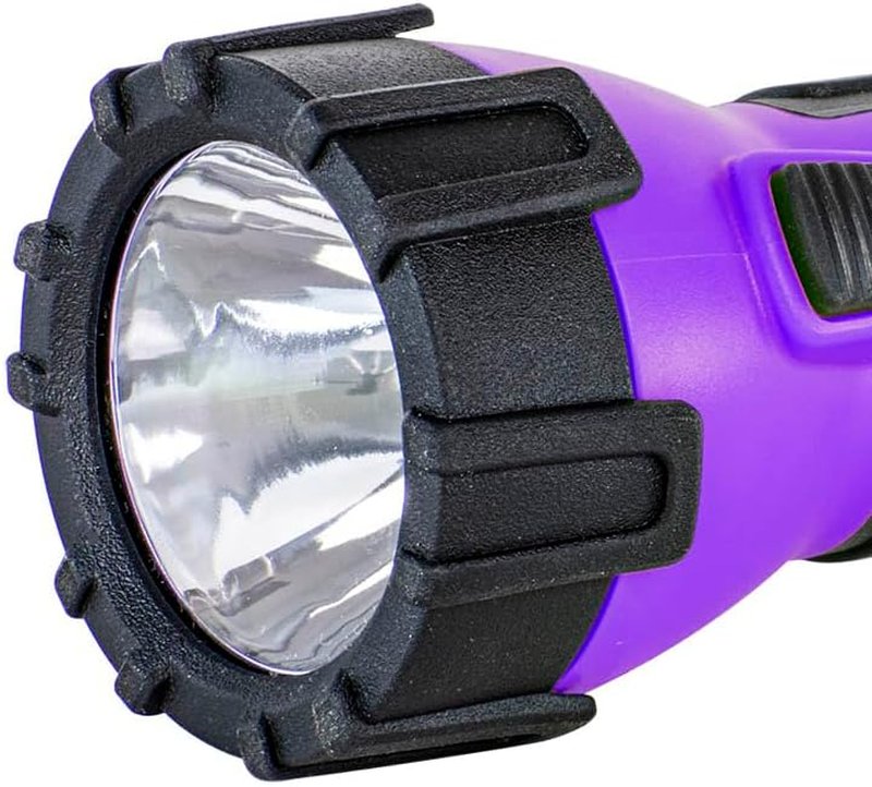 LED Flashlight - 55 Lumen Floating Water Resistant with Carabiner Clip | Purple