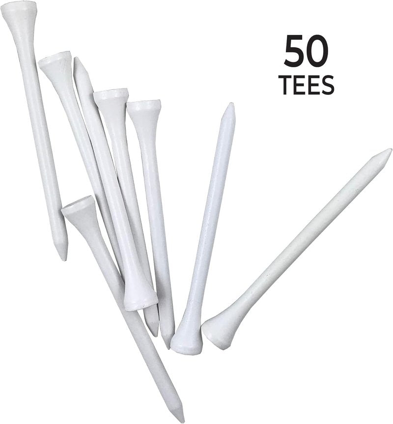 Pride Golf Tee - 2-3/4 Inch Deluxe Golf Tees, 50 Count Bag for Optimal Performance