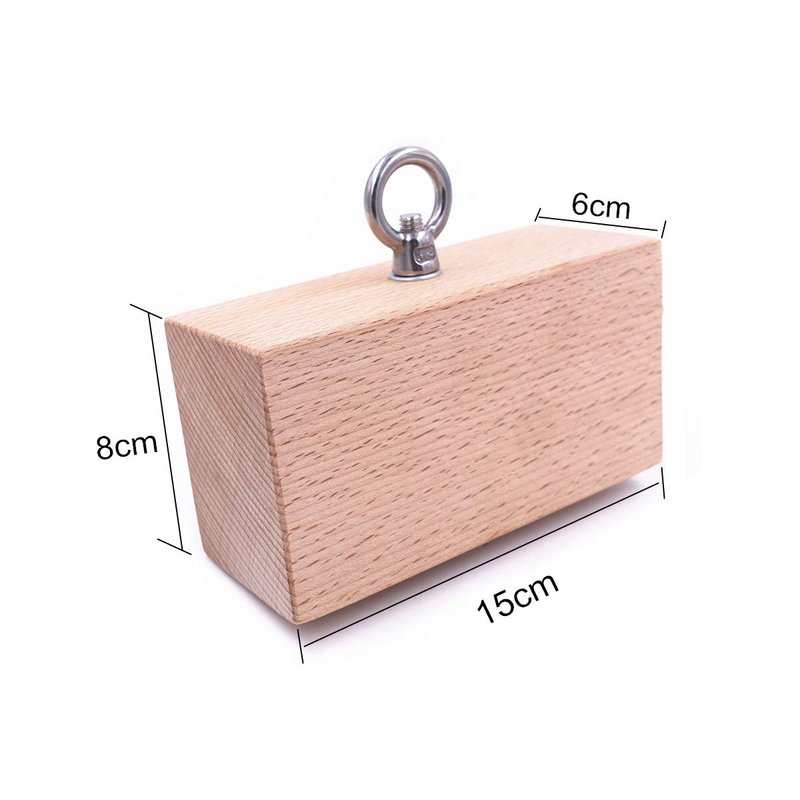 Lights Mountain Wooden Pinch Block Grip Hand Grip Workout Climbing Power Grip Forearm Finger Exerciser Strength Training Strengthener Equipment