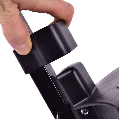 GYMAX Golf Cart, 2 Wheel Golf Push Cart with 9.5” Wear-Resistant Rubber Wheels, Elastic Strap & Scoreboard, Folding Lightweight Portable Golf Caddy Cart for Teens Adults