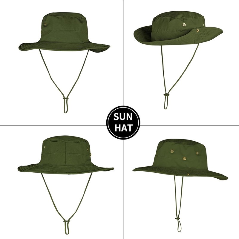 Sun Hats - UPF 50+ Boonie Hat for Men & Women | Foldable Fishing, Hiking & Beach Use