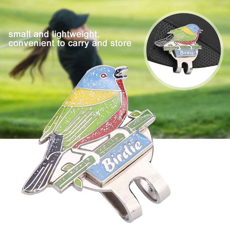 Golf Ball Marker, Cute Magnetic Hat Clip with 6 Pattern Options Ball Marker for Women Men Kids Golfers on Course
