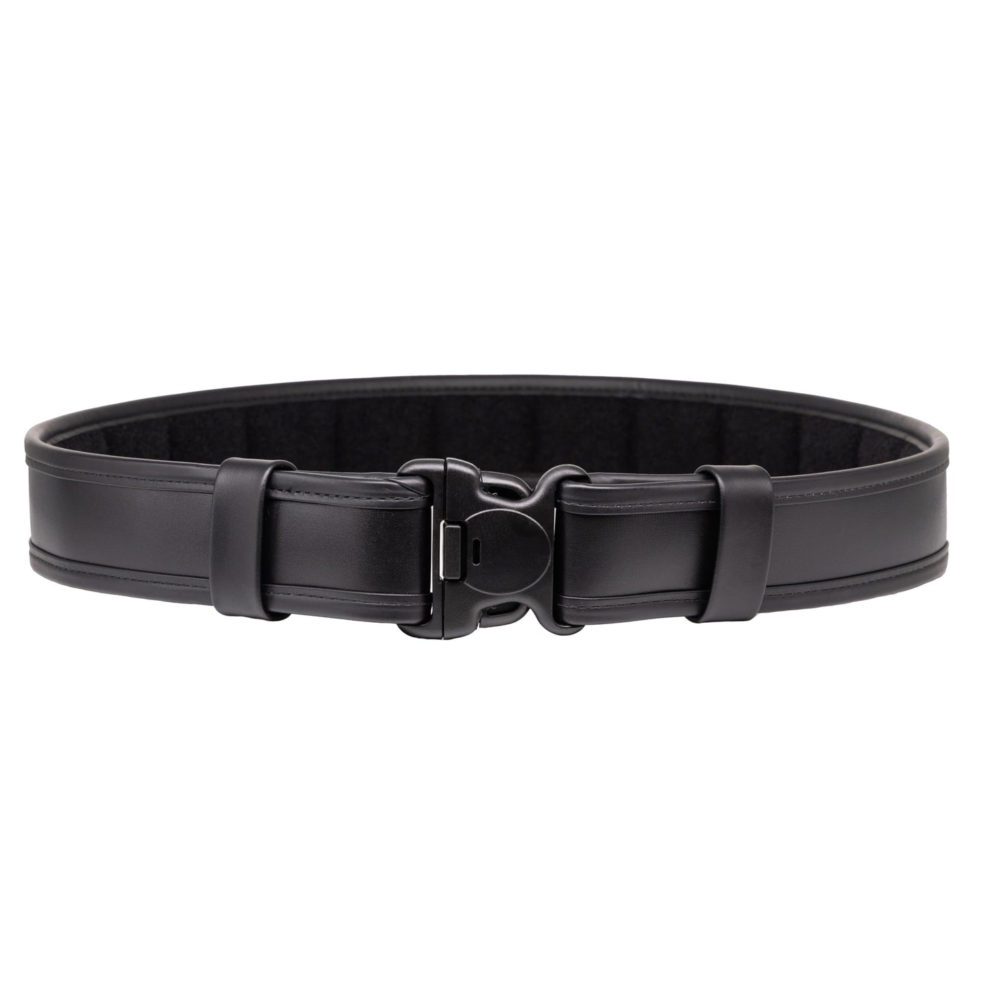 Bianchi 7955 ErgoTek Duty Belt with Tri-Release Buckle, Fits 2.25 Inches (58 MM) Belt Loops, Plain Black, 34-36