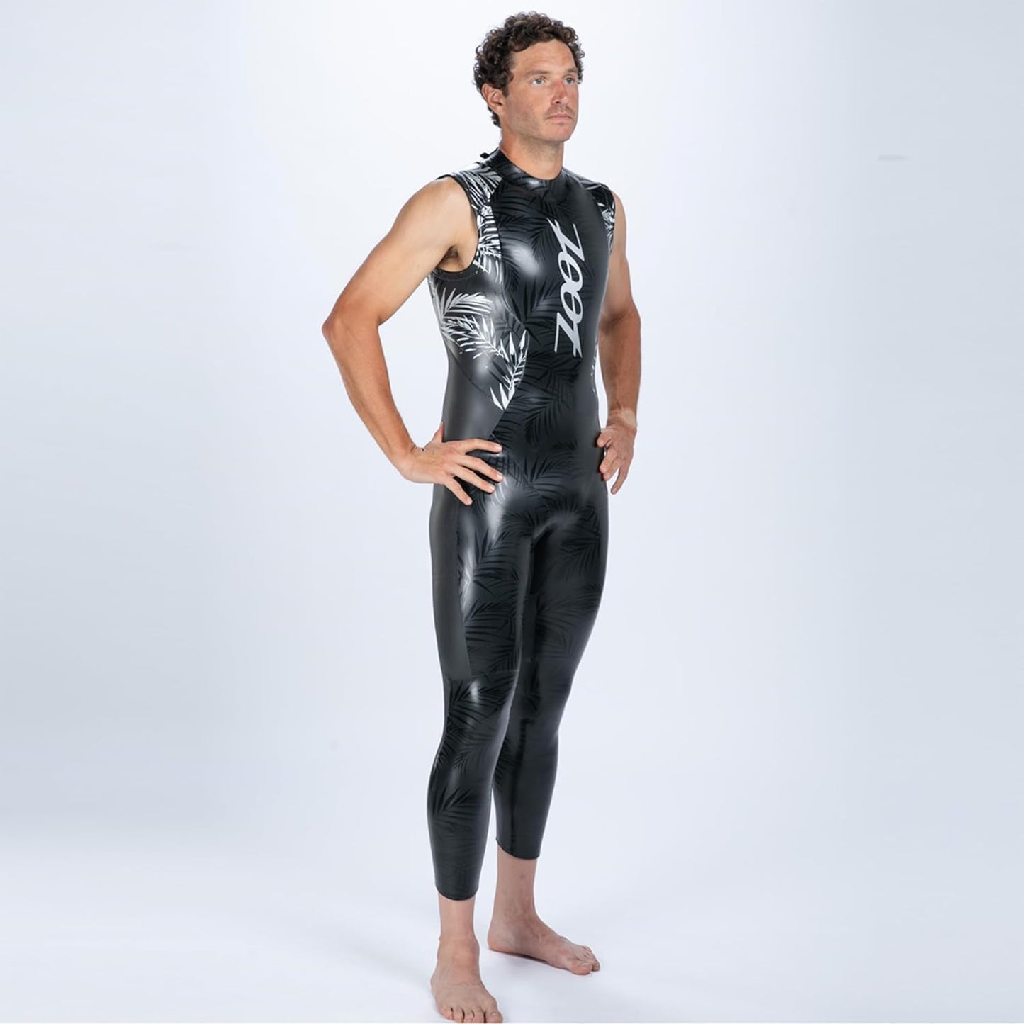 Zoot Men's Maui Sleeveless Wetsuit - Neoskin Neoprene Buoyancy Suit for Open Water Swimming & Triathlons