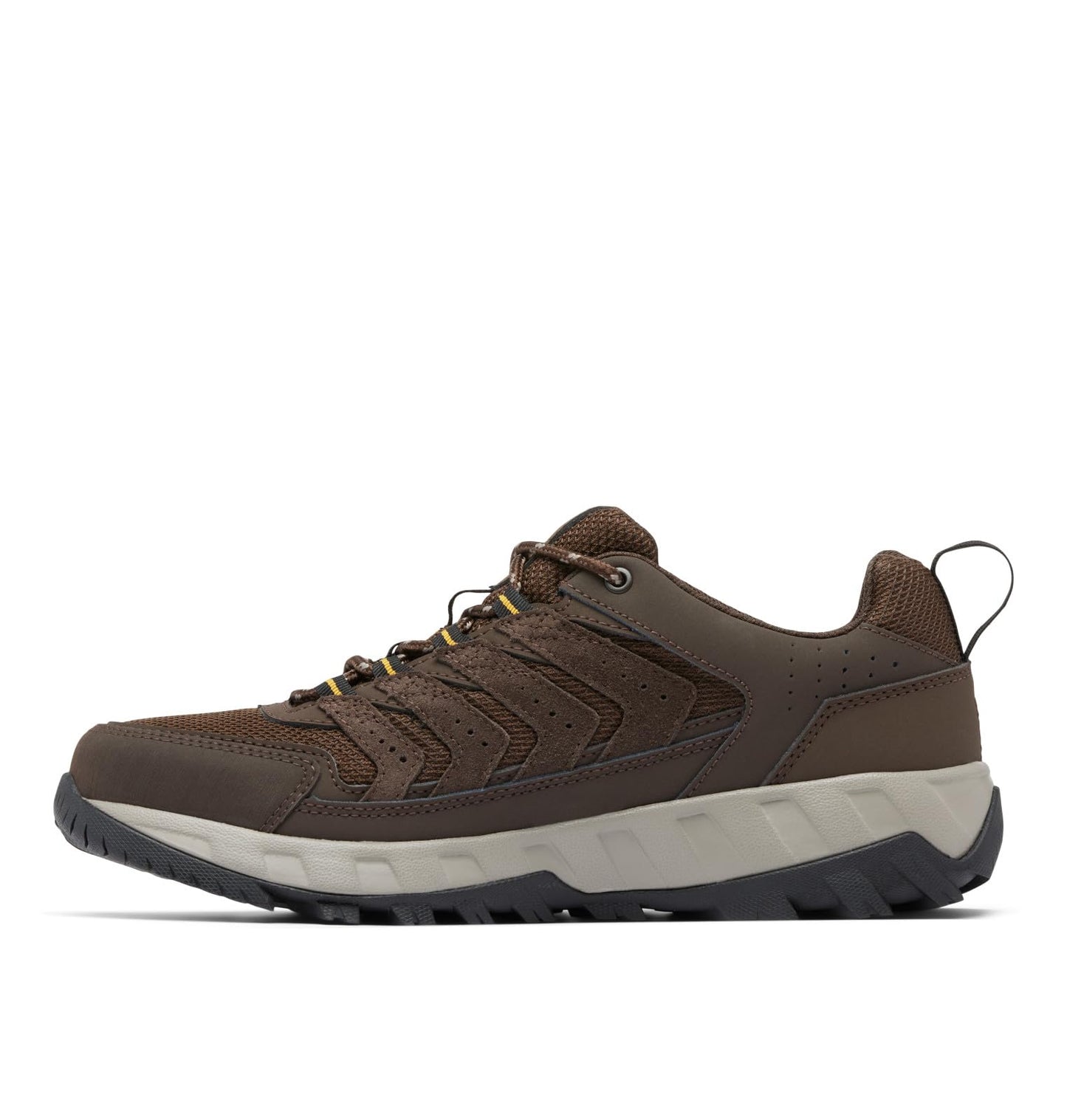 Columbia Men's Strata Trail Low, Cordovan/Golden Yellow, 11.5