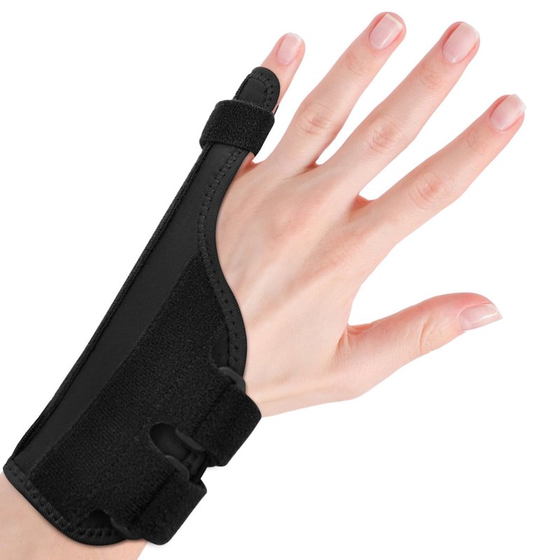 VHOPMORE Pinky Finger Splints, Trigger Finger Splints for Little Finger, Pinky Support Brace for Right & Left Hand, Wrist and Pinky Fracture Finger Stabilizer for Arthritis, Injury, Tendonitis, Broken