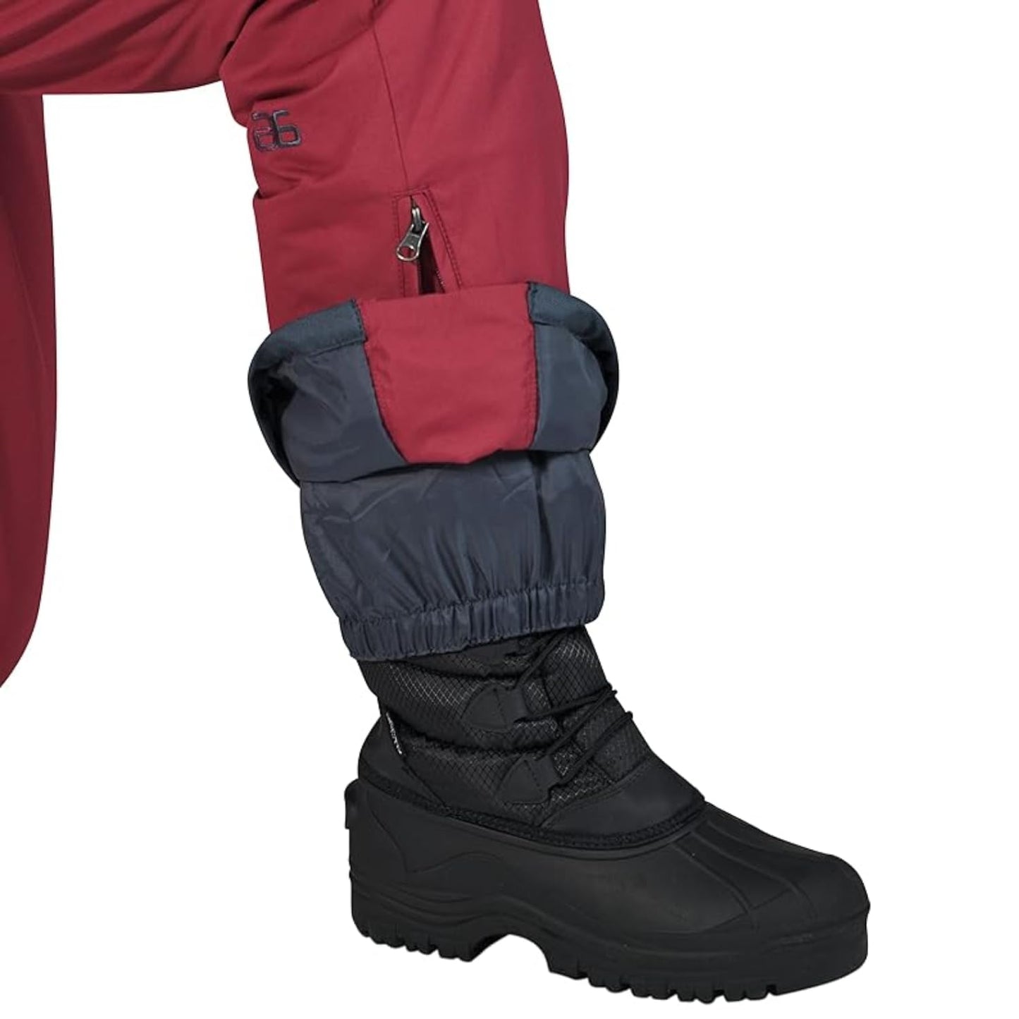 Arctix Women's Essential Insulated Bib Overalls, Crimson, X-Large Short