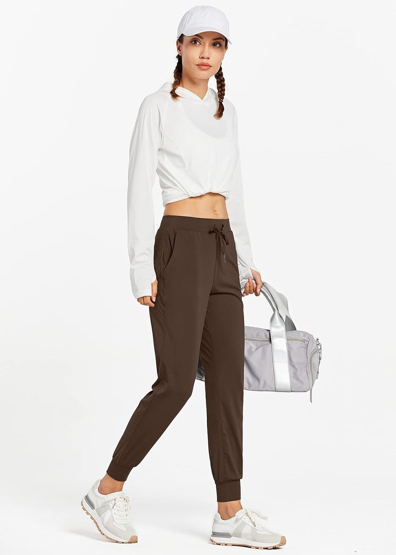 Libin Women's Athletic Joggers - Tapered Running Sweatpants with Pockets | Petite, Regular, Tall Sizes