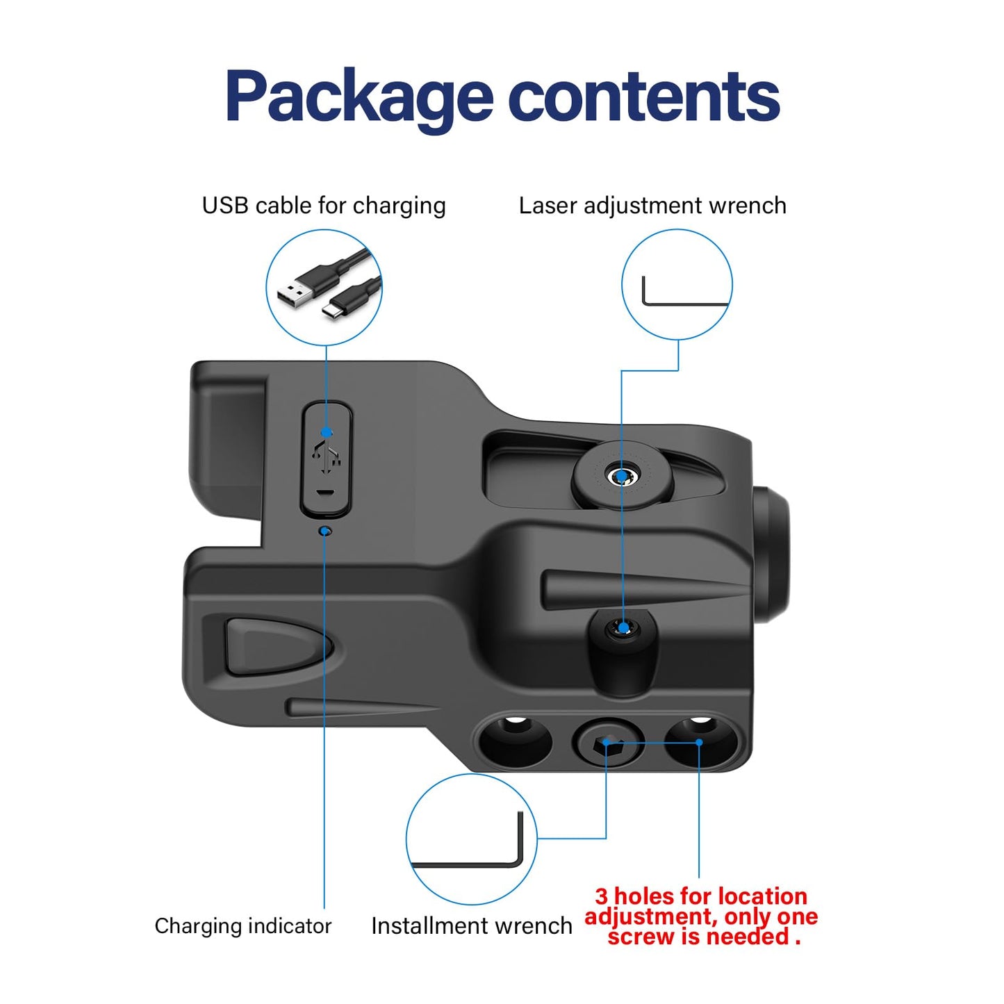 Gmconn Green Laser Sight is Compatible with Picatinny Rail