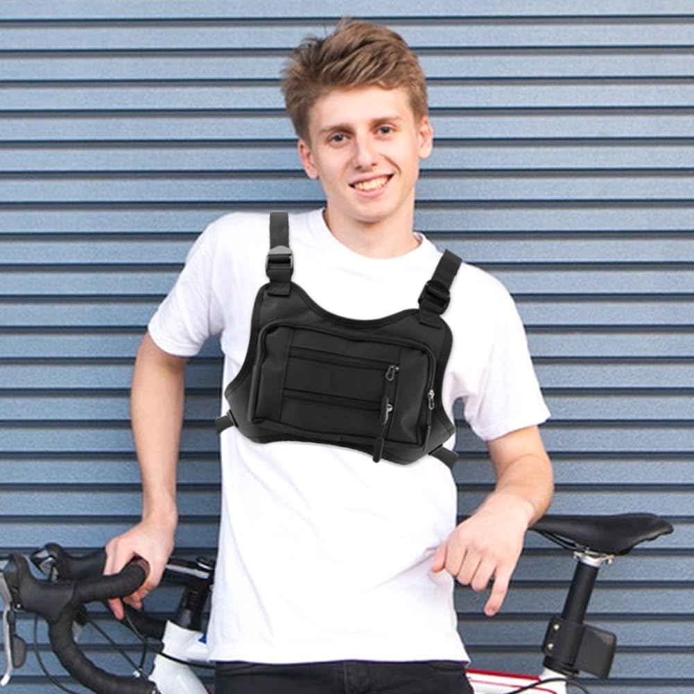 Sports Chest Bag - Adjustable Running Vest for Men & Women | Ideal for Hiking, Cycling, Workouts & Rock Climbing