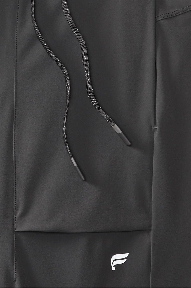 Fabletics Men's The One Jogger, Quick-Dry, Hidden Pockets, Zip Pockets, Anti-Stink, Lightweight, L/Regular 29 in | 29, Onyx