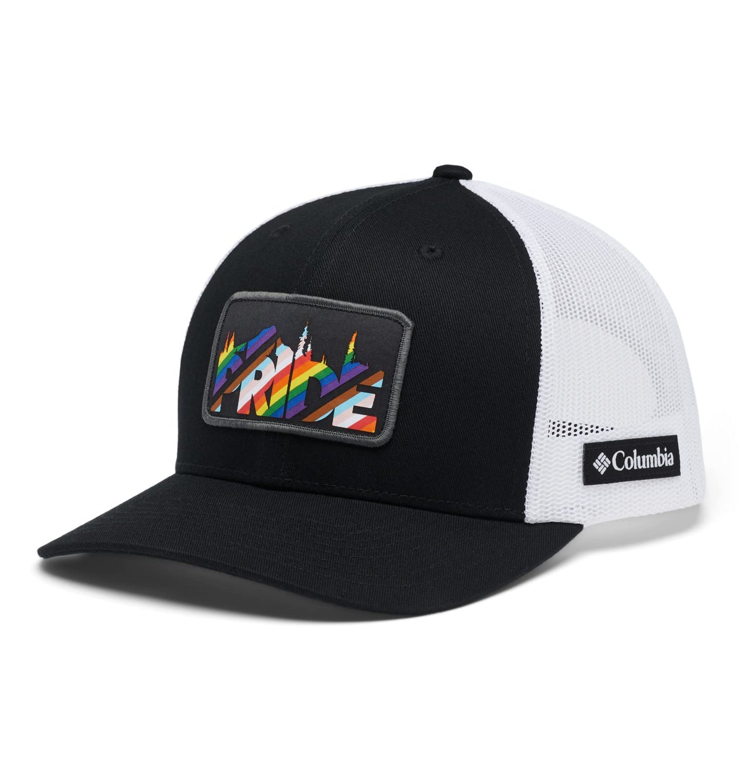 Columbia Unisex Mesh Snap Back - High, Black/Outdoor Pride, One Size