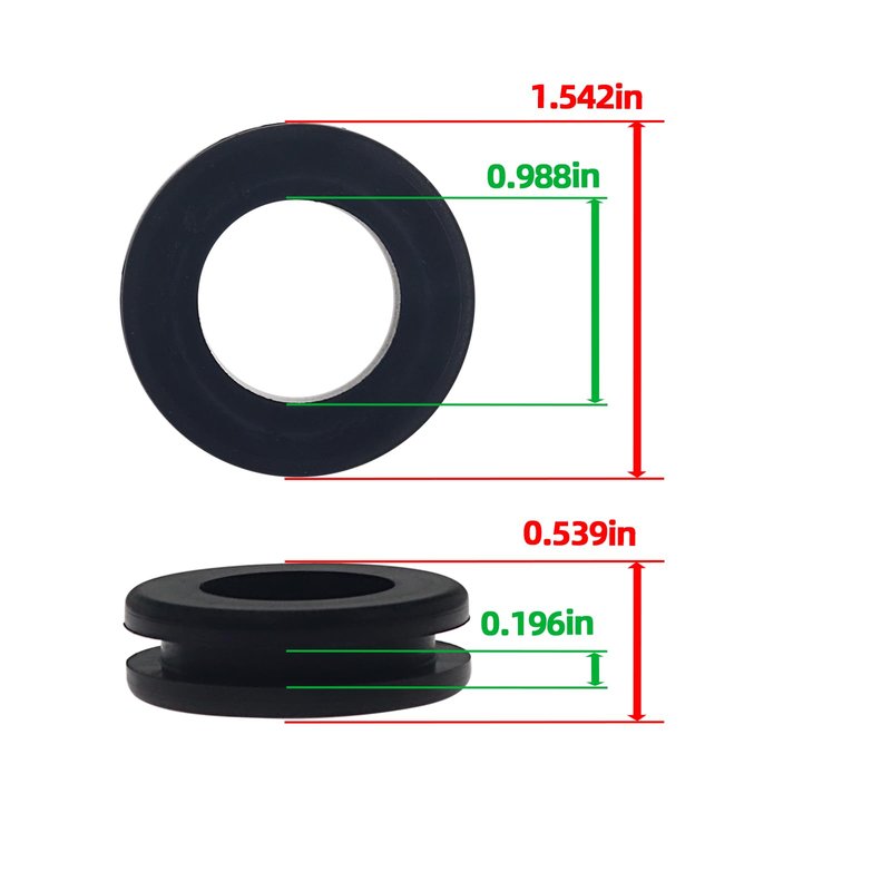 1015139 Gas Tank Vent, Car Fuel Tank Vent Insulation Grommet Compatible with Club Car Golf Cart Gas Models 1982 and Up
