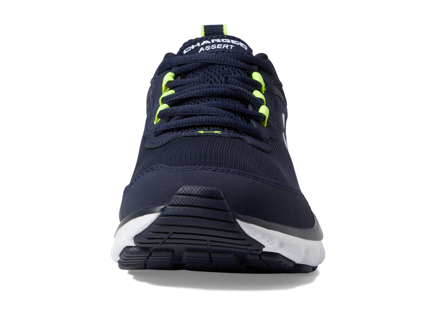 Under Armour Men's Charged Assert 9, (404) Midnight Navy/Yellow Ray/White, 15