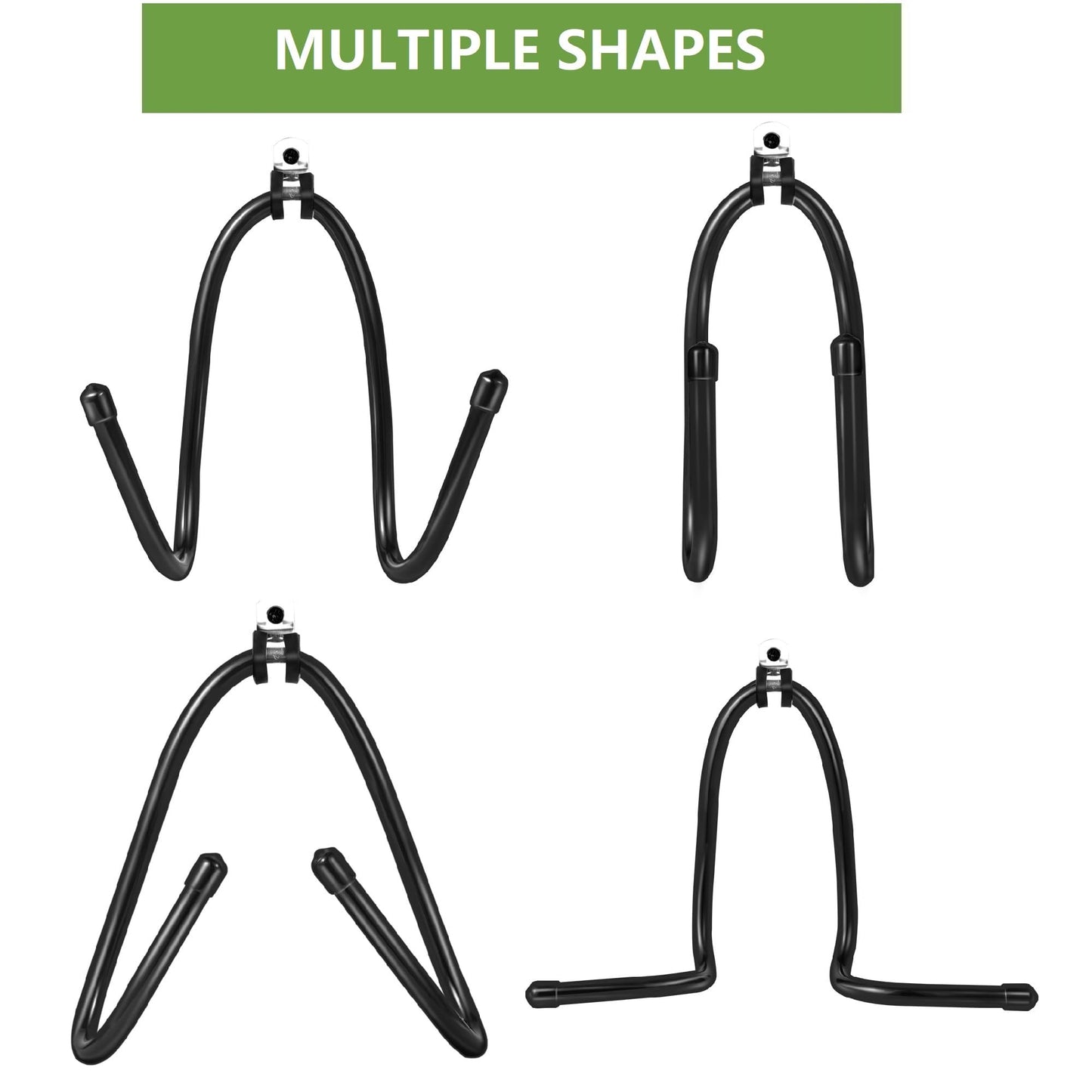 AHOSOUTLY 1Pack Bow Hanger Display Archery Rack Wall Mount Holder Wall Hook Stand Bow Hold up to 22 Lbs Rubber Protection and No Scratches