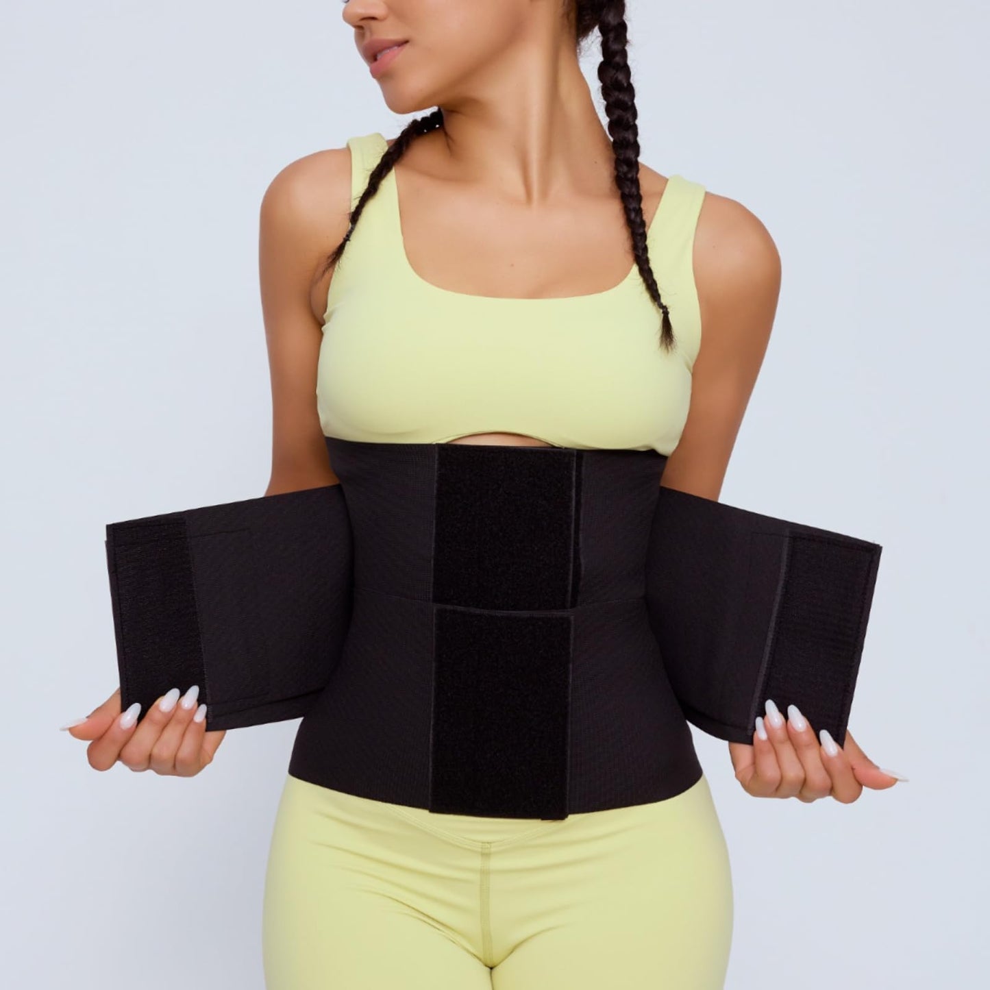 Sculpt Snatch Hourglass Waist Trainer for Women–Adjustable Sweat Band for Stomach, Tummy Control&Workout Waist Trimmer(BEIGE,4XL)