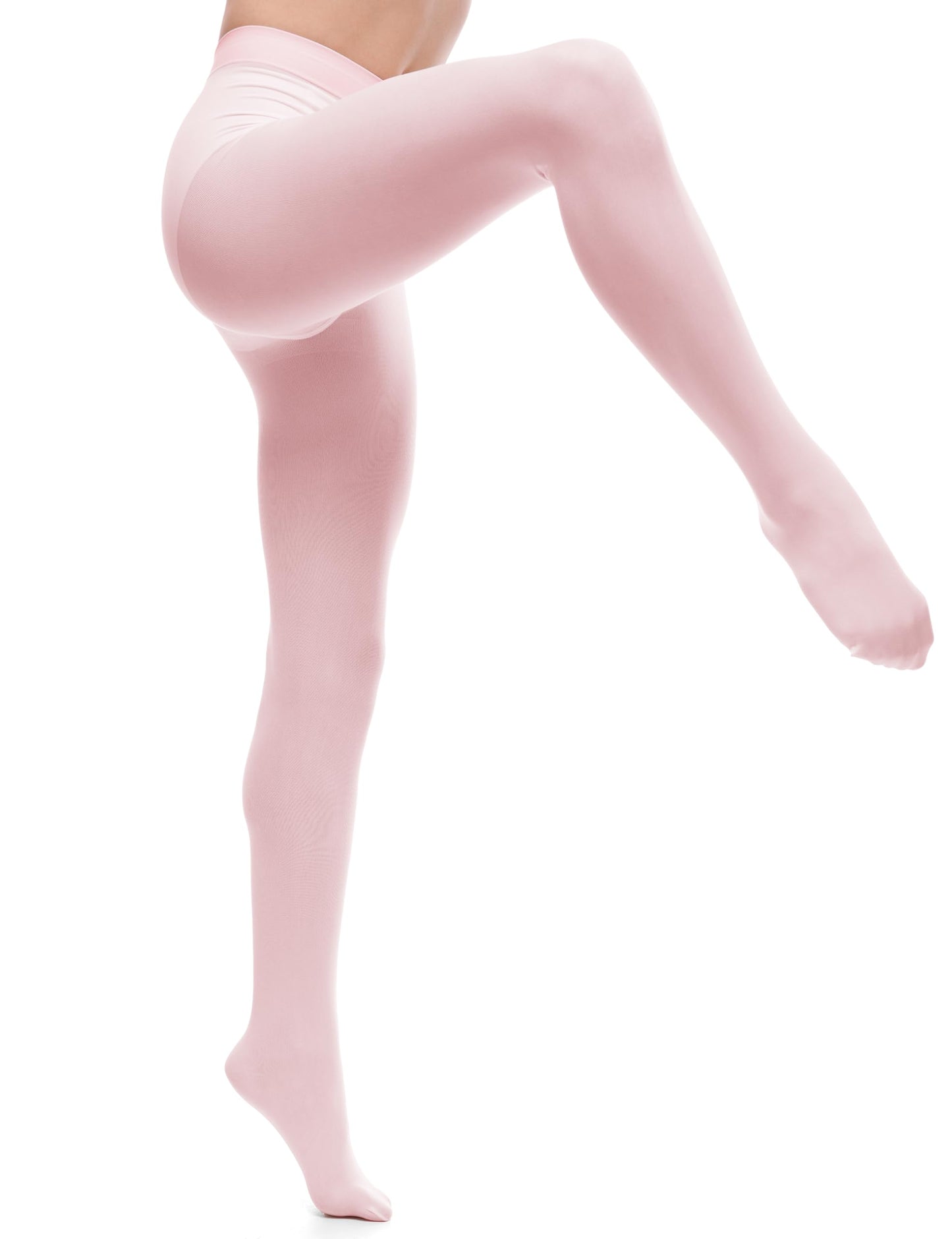 Tottog Girls Ballet Dance Footed Tights, Toddler Kids Ballerina Ultra Soft Stretchy Stockings
