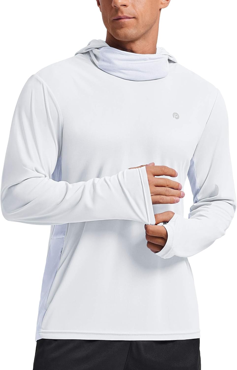 UPF 50+ Sun Protection Hoodie for Men - Quick Dry Long Sleeve Fishing & Hiking Shirt | Lightweight UV Rash Guard
