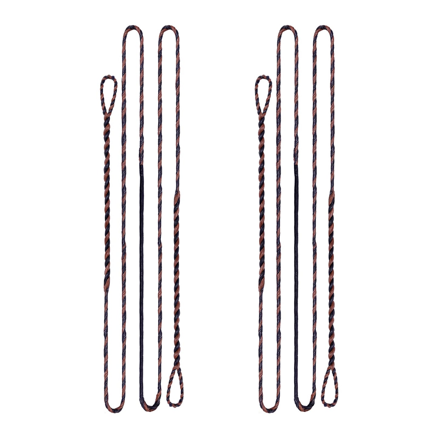 sanlida Archery 2PCS Dynaflight BCY D97 Handmade Flemish Twist Bow String Replacement for Traditional Longbow and Recurve Bow, 16 Strands，56 Inches
