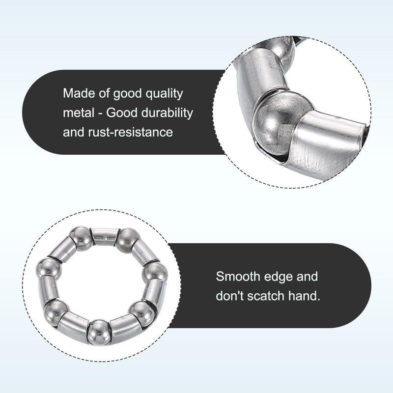 uxcell Bicycle Crank Ball Bearing 5/16Inch (8mm) x 7 Balls, 14pcs Replacement Ball Bearings for Bottom Bracket Bearings Bike Wheel Frame Bearing Repair