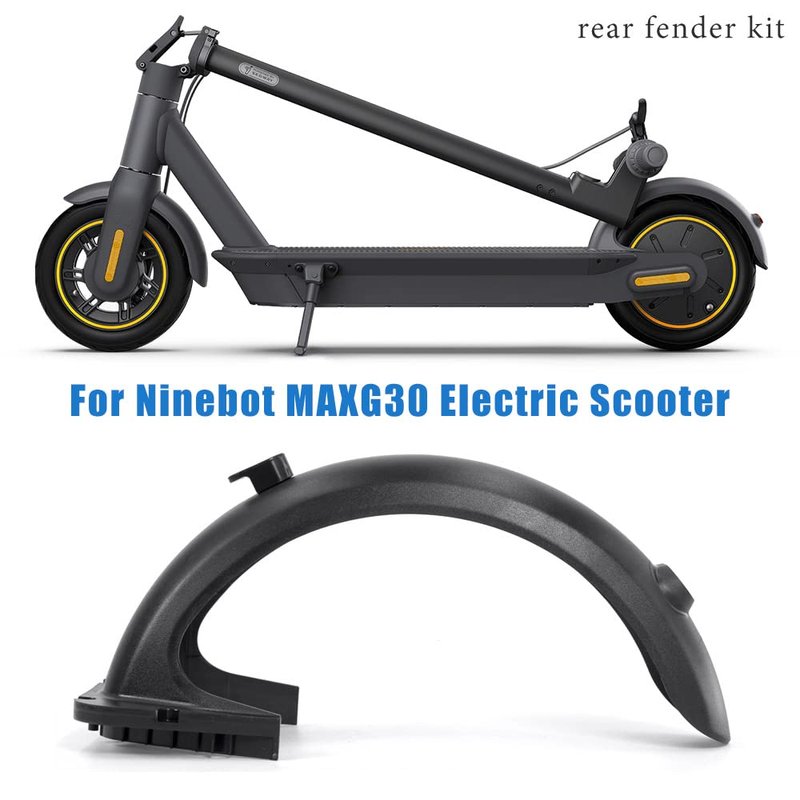 Electric Scooter Rear Mudguard Accessories Set Mudguard Bracket Replacement Part Fender Rear Compatible with G30/MAX G30 Electric Scooter