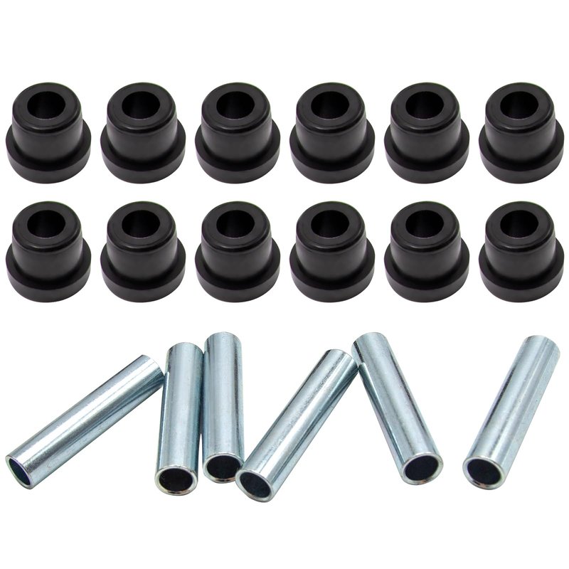 VIKKSAER Golf Cart Rear Leaf Spring Bushings Kits Replacement for EZGO TXT/Medalist 1994-up Replacement for Club Car DS 1981-up 70291-G01 70289-G02 1015583 1012303
