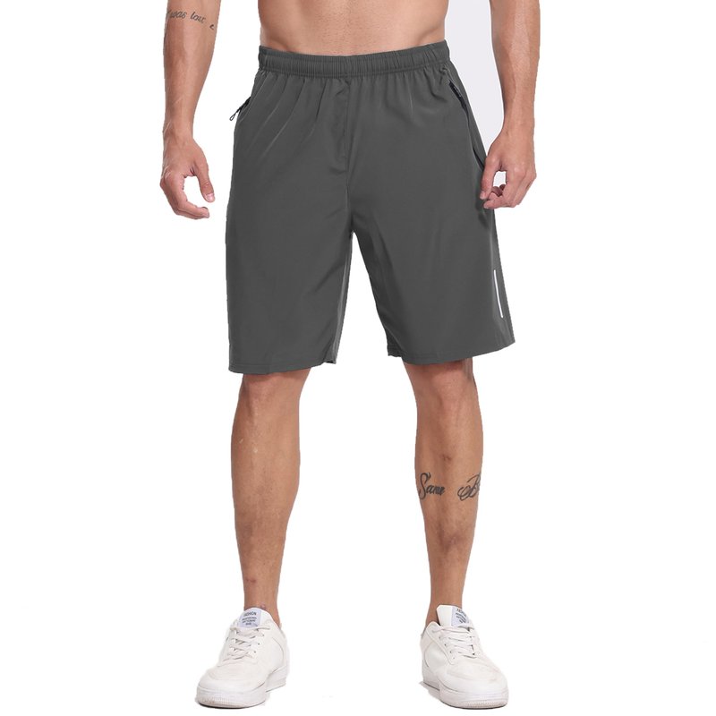 RPOVIG 3 Pack Men's Athletic Shorts Sets 9" Gym Workout Short with Zippered Pockets Running Joggers Basketball Gift
