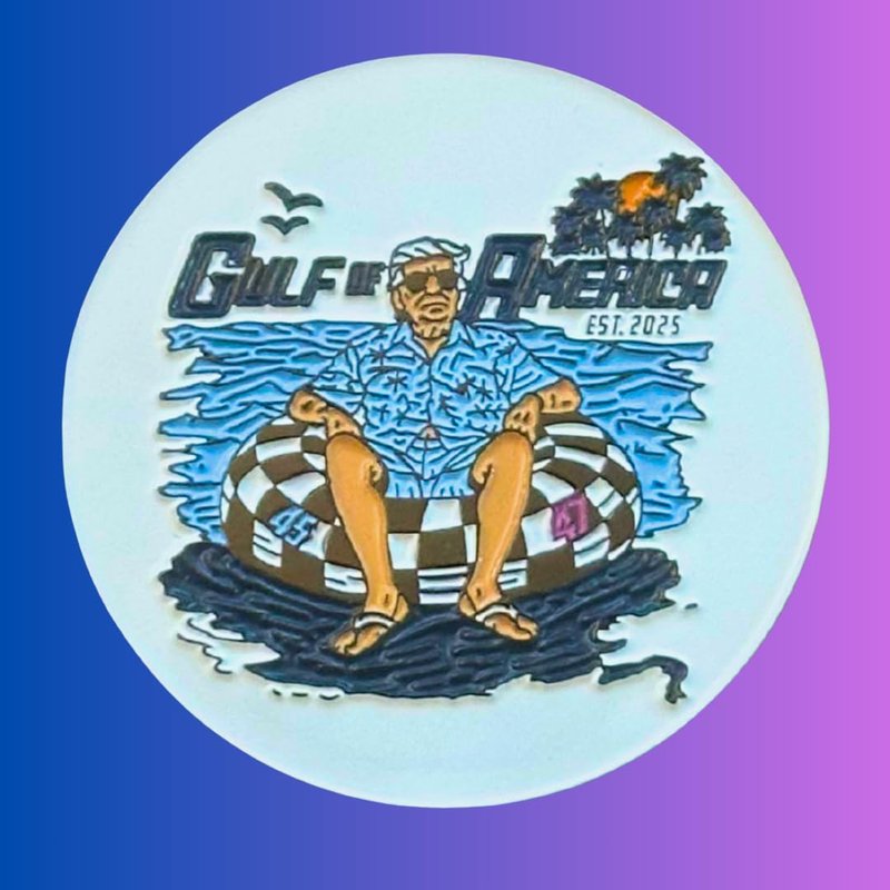Gulf of America Golf Ball Marker – Large 1.5” Collector’s Edition