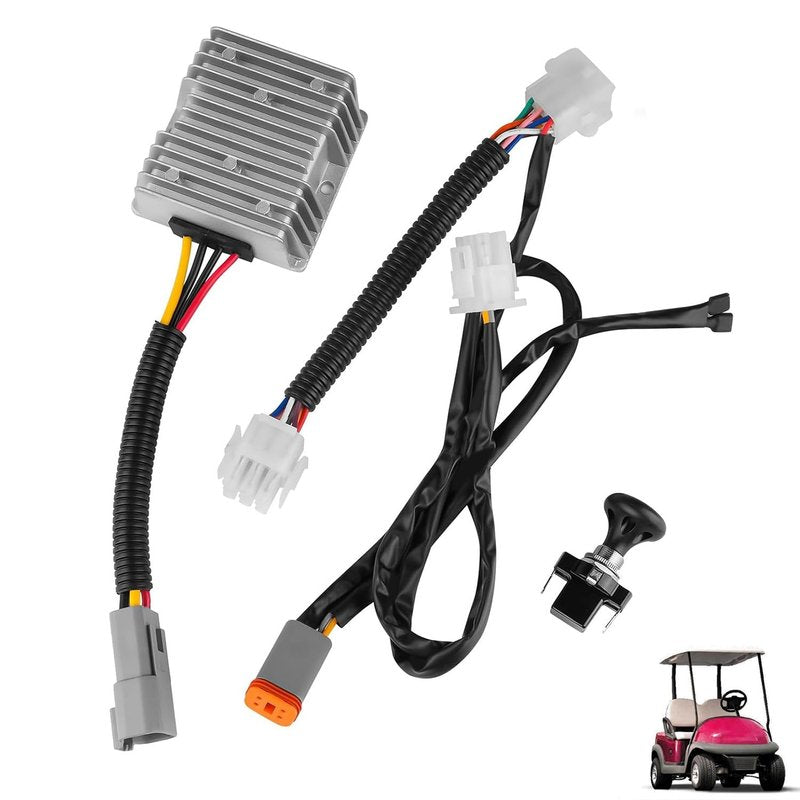 DRIVE UP DC Voltage Reducer 48V Step Down to 12V 15A Buck Converter Waterproof Voltage Regulator Kit Fits for Club Car Precedent 2004-Up Golf Carts