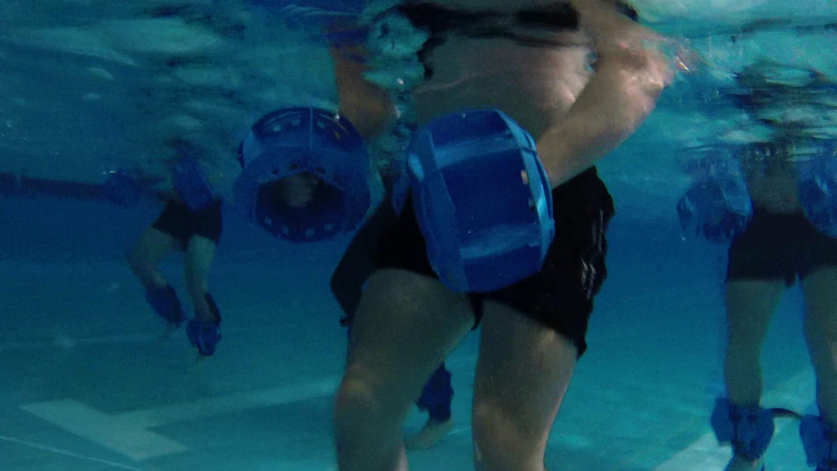 Aquastrength Ultimate Bundle (Blue) - Functional Pool Exercise Equipment | Water Weights | Link to Access Demonstration Video w/ 30 Sample Exercises & 2 Workout Programs