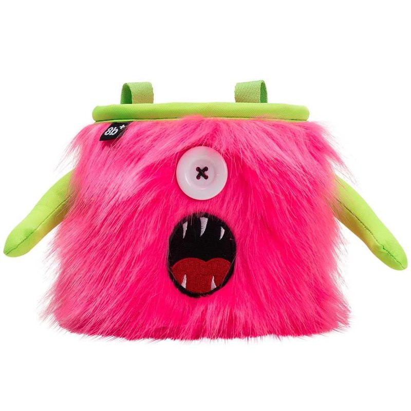 8BPLUS Chalk Bag for Climbing, Bouldering, Belt and Giftbox Included - Wide Opening - Brush Holders, for Left & Right Handers (Kelly)