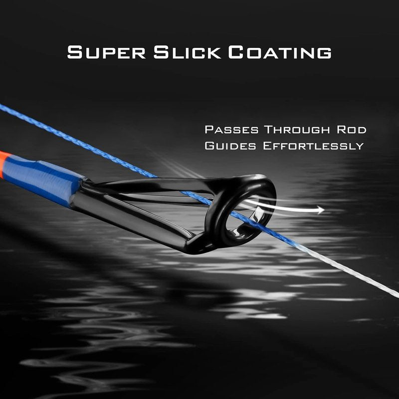 KastKing SuperPower Braided Fishing Line - Zero Stretch, Abrasion Resistant | Smaller Diameter, High Strength