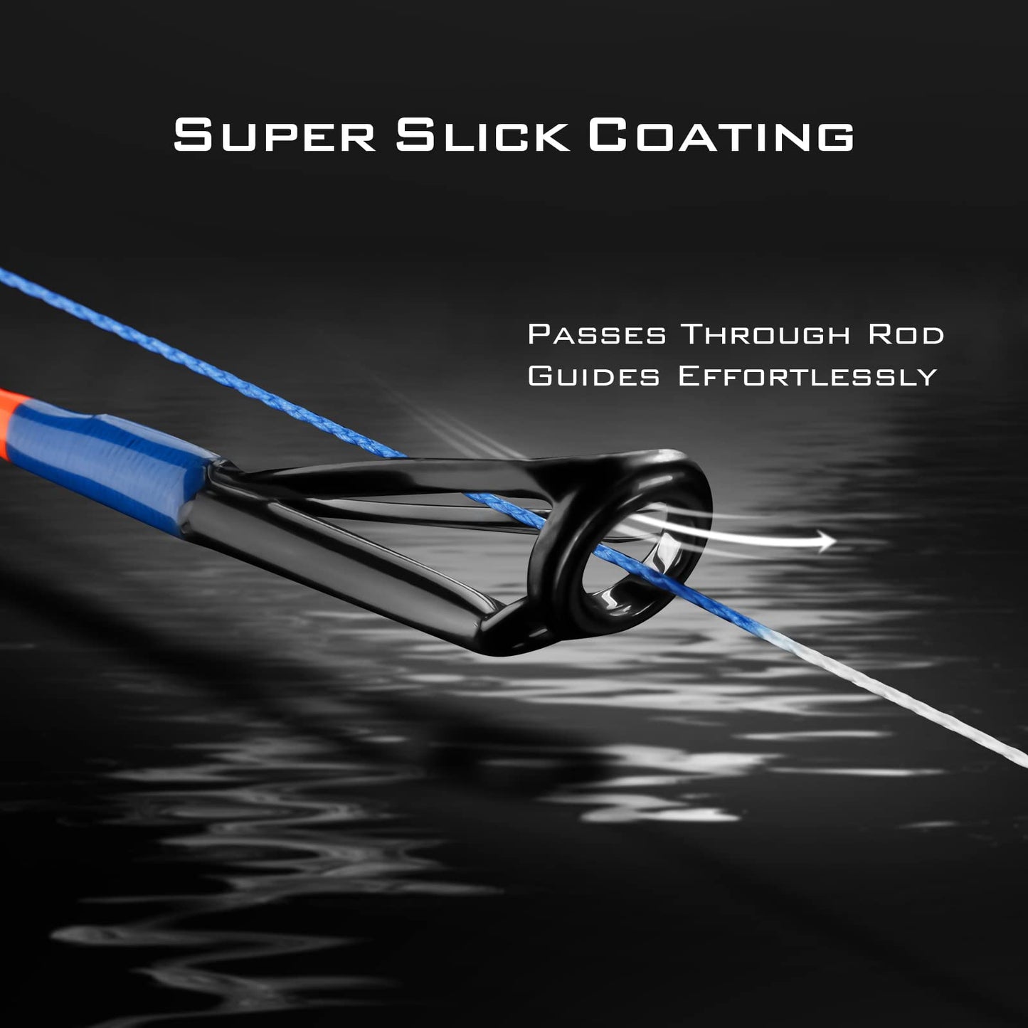 KastKing Superpower Braided Fishing Line, Blue Camo, 8 LB, 300+27 Yds