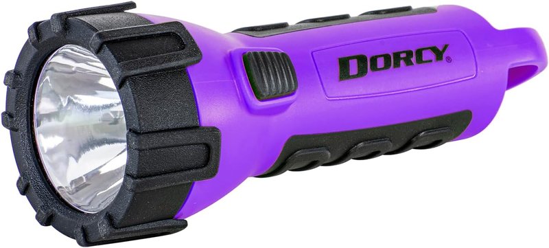 LED Flashlight - 55 Lumen Floating Water Resistant with Carabiner Clip | Purple