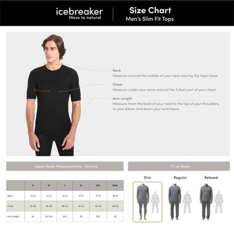 Icebreaker Men’s Merino Anatomica Short Sleeve V Neck T-Shirt - Undyed - X-Large