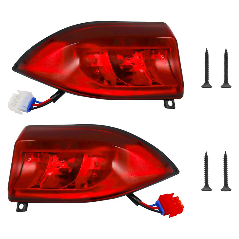 Panglong Club Car LED Taillight kit Replacements, Rear Light 12V 3 Wires for Precedent 2004-up&Tempo 2018-up Golf Carts #102529001 102528901