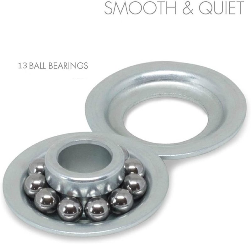 BC Precision Garage Door Rollers - Premium Sealed Nylon, Quiet & Strong | 4" Stems, 2" Rollers, 13 Balls