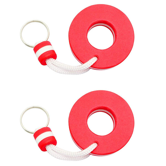 TAODAN 2PCS Floating Keyring, Water Buoyant Keychain, Safety Key Chain for Swimming Pool, Gym, Mall, Sauna