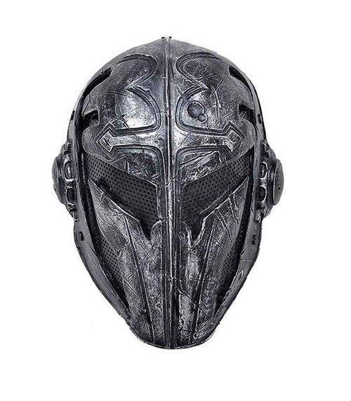 OSdream Cool Knights Templar Protective Wire Mesh Mask for Airsoft Paintball Display (Black)