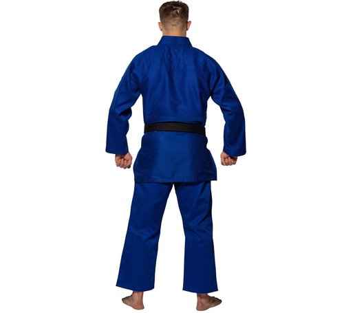 Fuji Single Weave Judo Gi Uniform - Kids & Adults Cotton Training Gi for Judo and Karate, Size 1, Blue