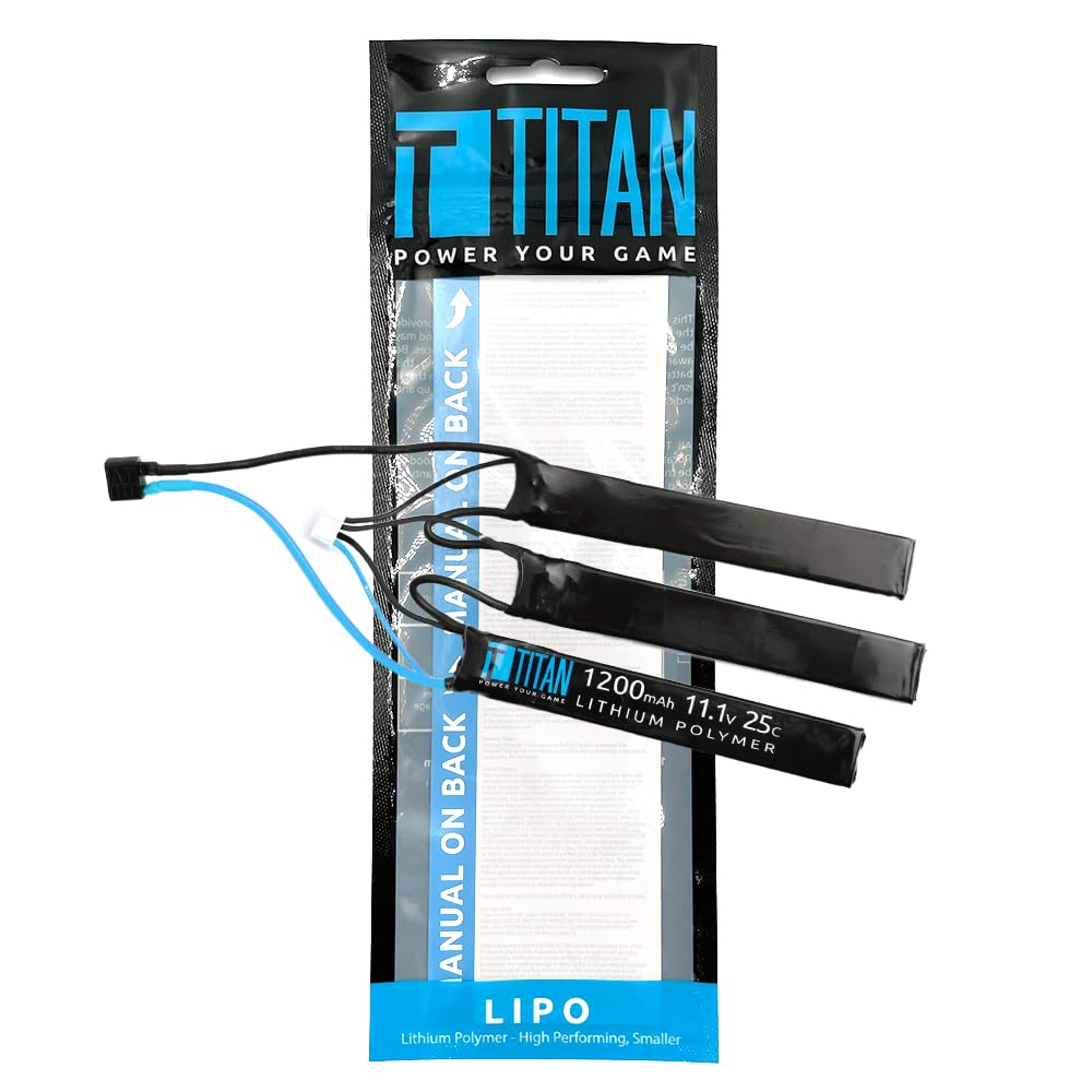 Titan LiPo 1200mAh 11.1v 25C Triple T-Plug