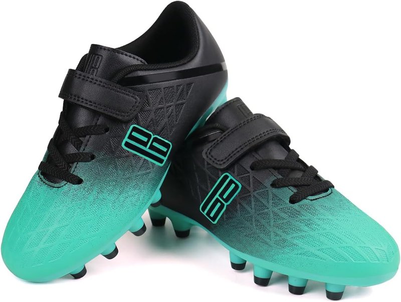 Kids Firm Ground Soccer Cleats - Boys & Girls Athletic Outdoor Football Shoes | Durable & Comfortable